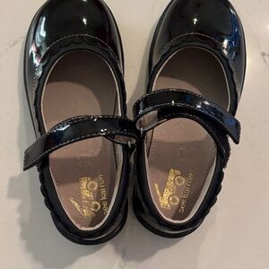 See Kai Run Shiny Black Dress Shoes for Kids - worn once
